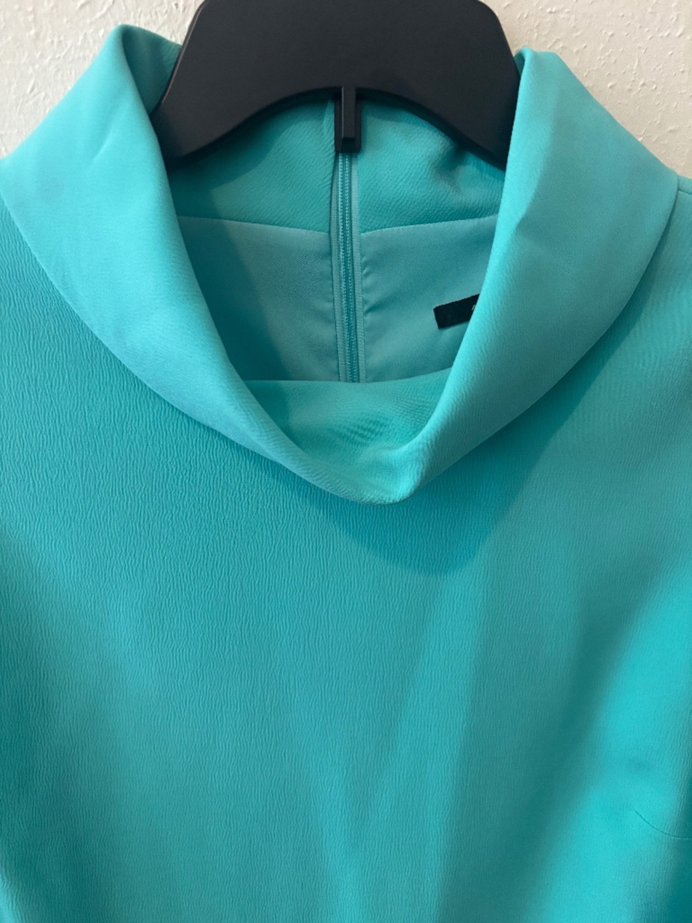 Alex Marie Women's Teal Sleeveless Faux Wrap Midi Dress - Size 16